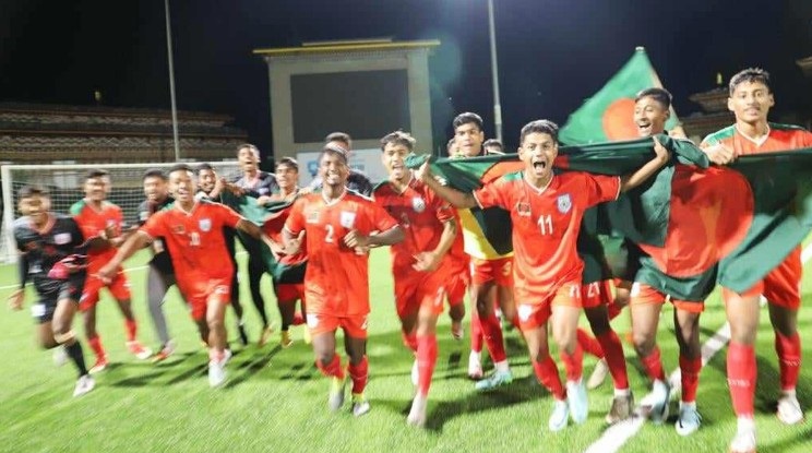 সাফ অনূর্ধ্ব-১৬ চ্যাম্পিয়নশিপের ফাইনালে উঠেছে বাংলাদেশ